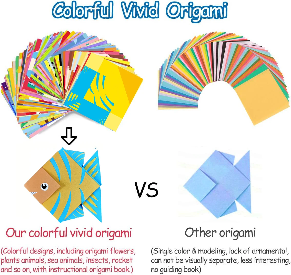 Origami-Set mit 96 Blatt für Anfänger 3