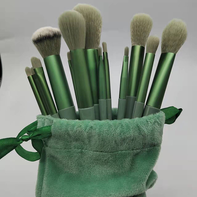 13-teiliges Make-up-Pinselset mit Aufbewahrungsbeutel 4