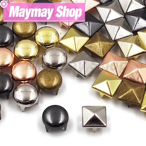 Metall-Pyramidennieten, 6–12 mm, 100 Stück