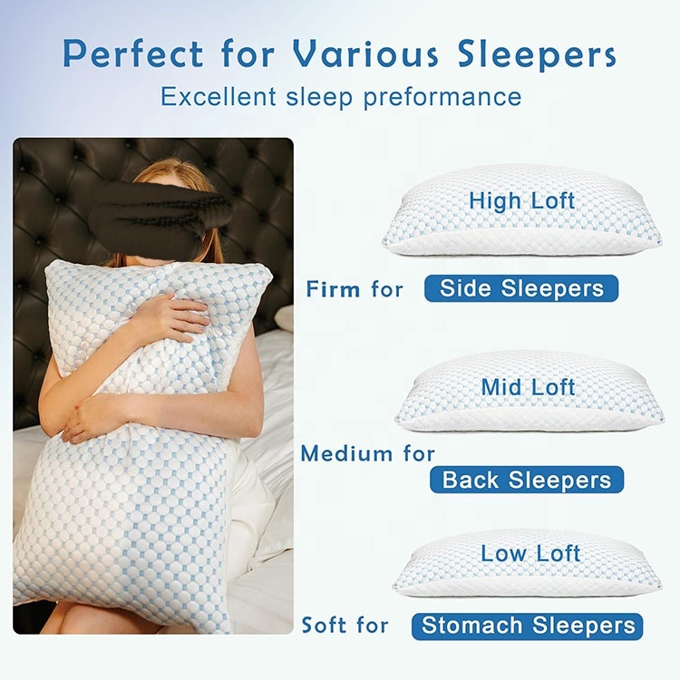 Orthopädisches Memory-Foam-Nackenkissen mit Bambus 4