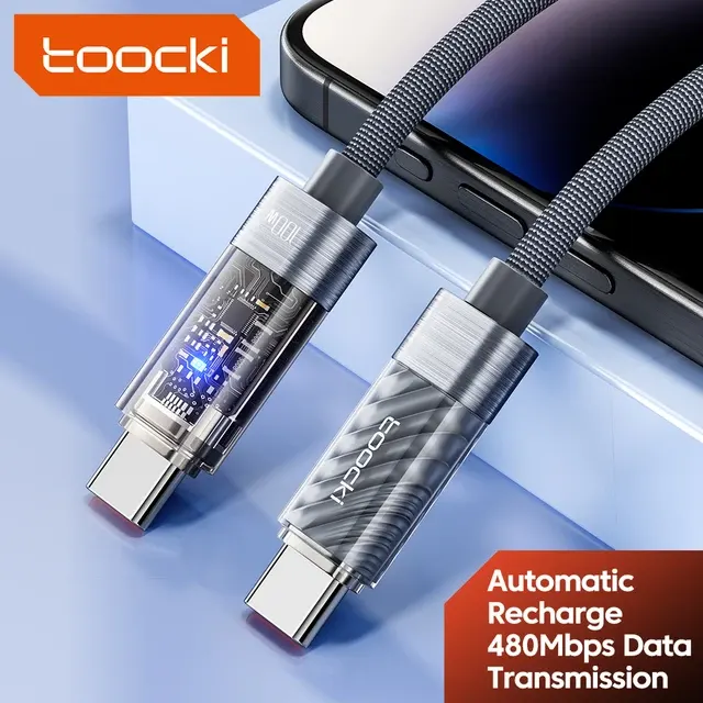 100-W-USB-C-Schnellladekabel mit Smart-Power-Off 2