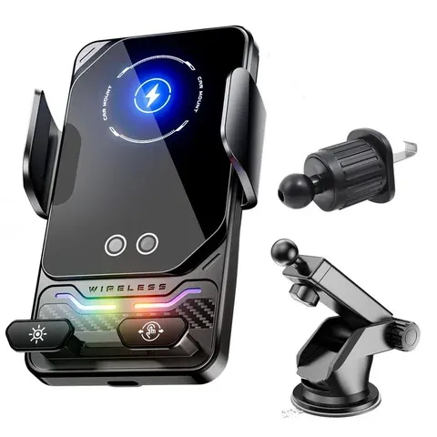 Kabelloses 15W Auto-Ladegerät mit RGB-Sensor