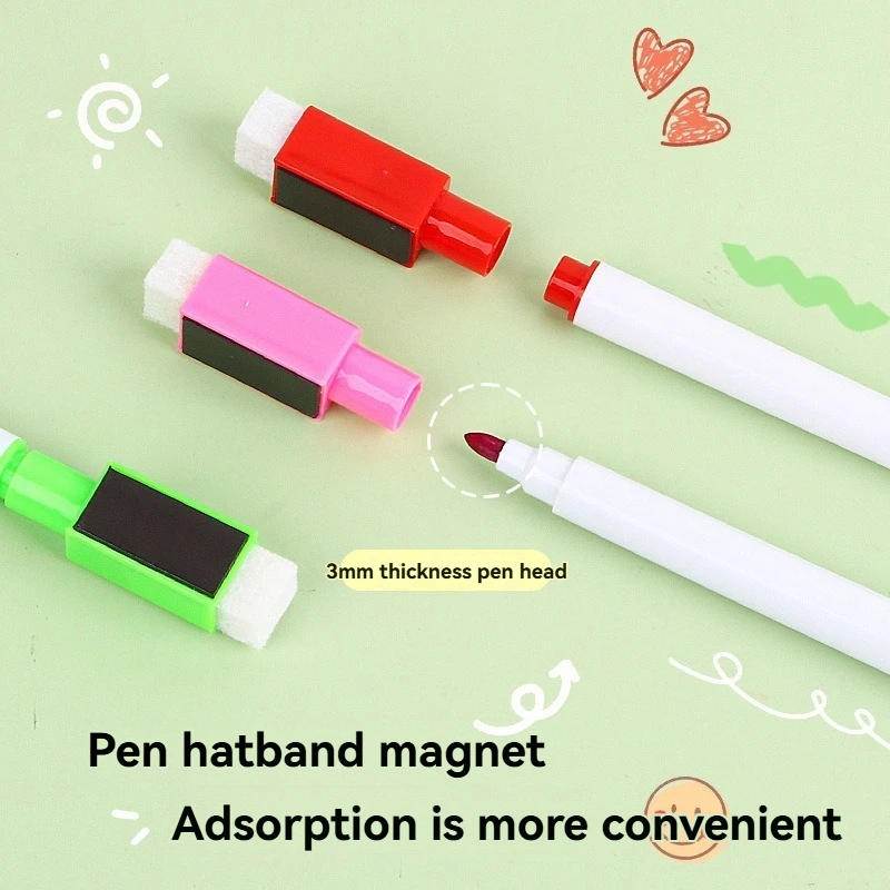 Magnetische Whiteboard-Marker, farbig sortiert 4