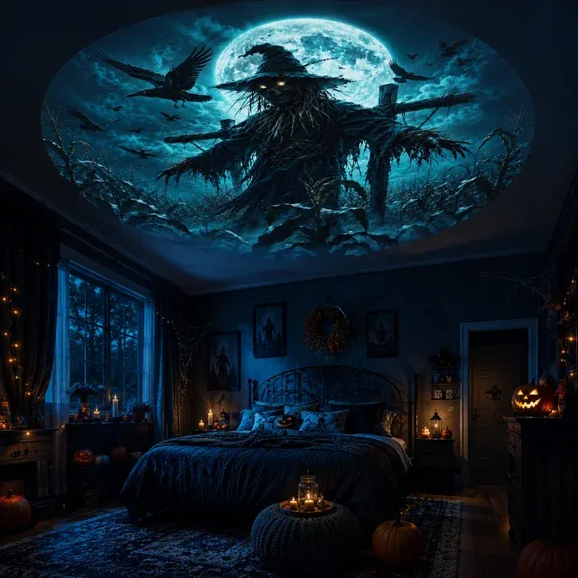 Halloween Projektions-Nachtlicht mit 10 Mustern 4