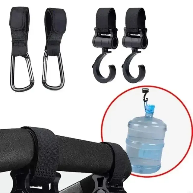 Multifunktionale Kinderwagen-Clips und Karabiner 4