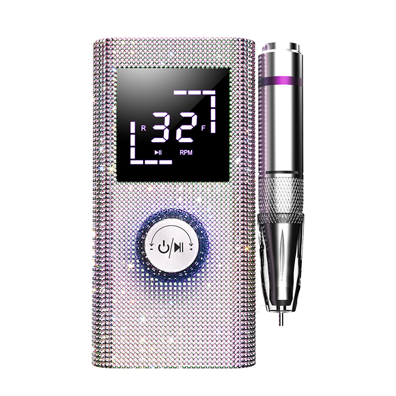 Kompakte Nagelfräse mit Diamant-Aufsatz, USB-C 2