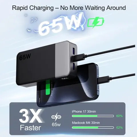 Slim-Powerbank 20000mAh 65W Schnellladen