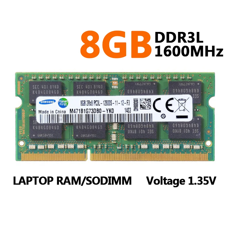 DDR3L Laptop-RAM 8 GB, 1600 MHz SO-DIMM 4