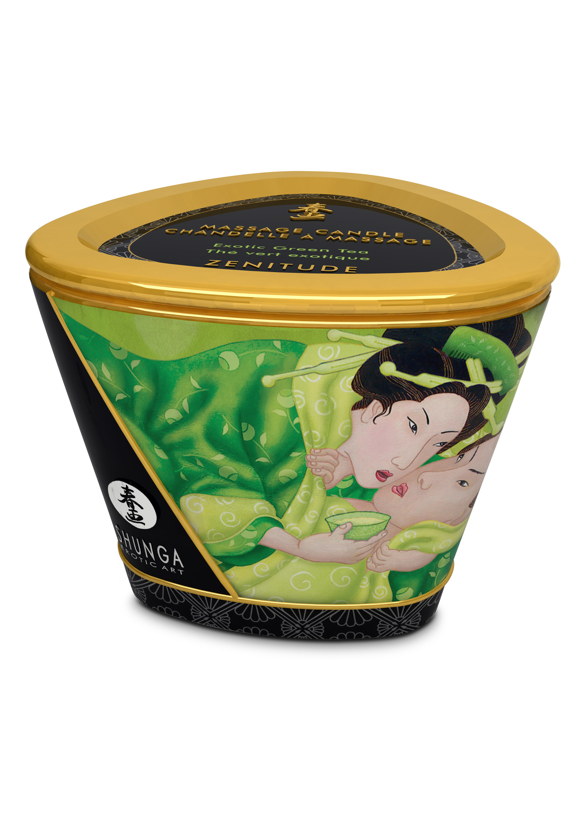Massagekerze Grüner Tee 2