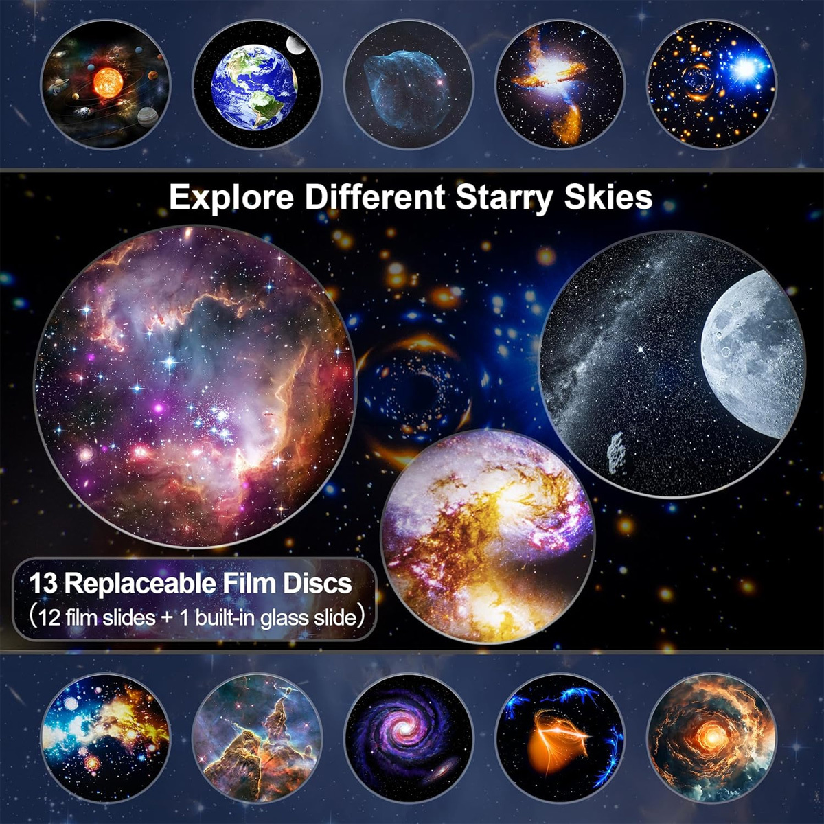 4K-Sternenhimmel-Projektor LED Planetarium Nachtlicht 4