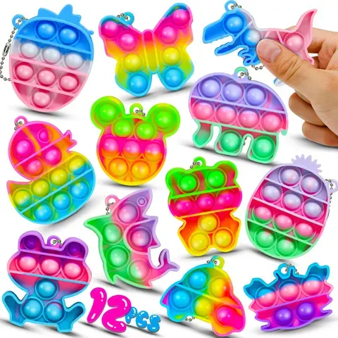 Pop-Schlüsselanhänger Fidget-Spielzeug