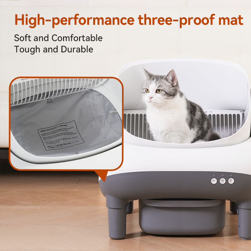 Katzentoilette mit Auto-Öffnung und App 2