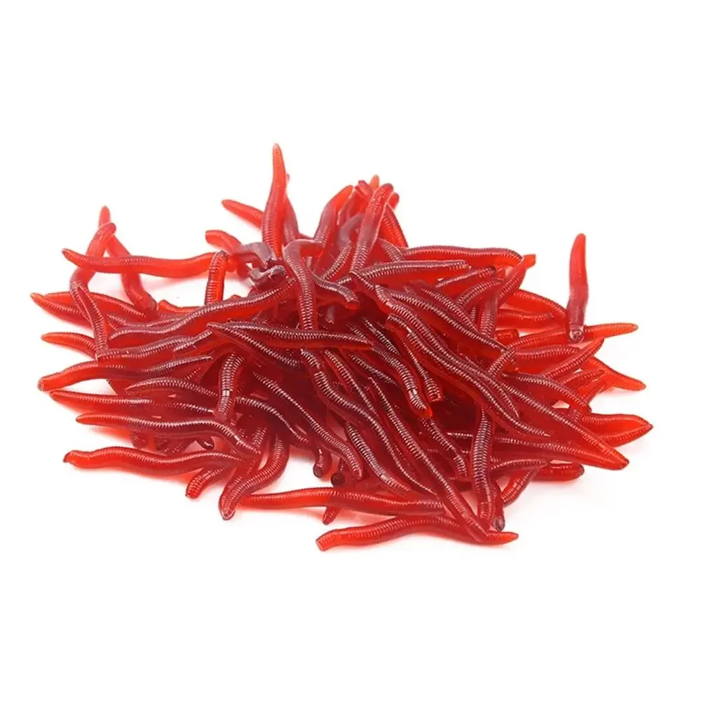Realistische Gummi-Wurmköder mit Fischgeruch 3