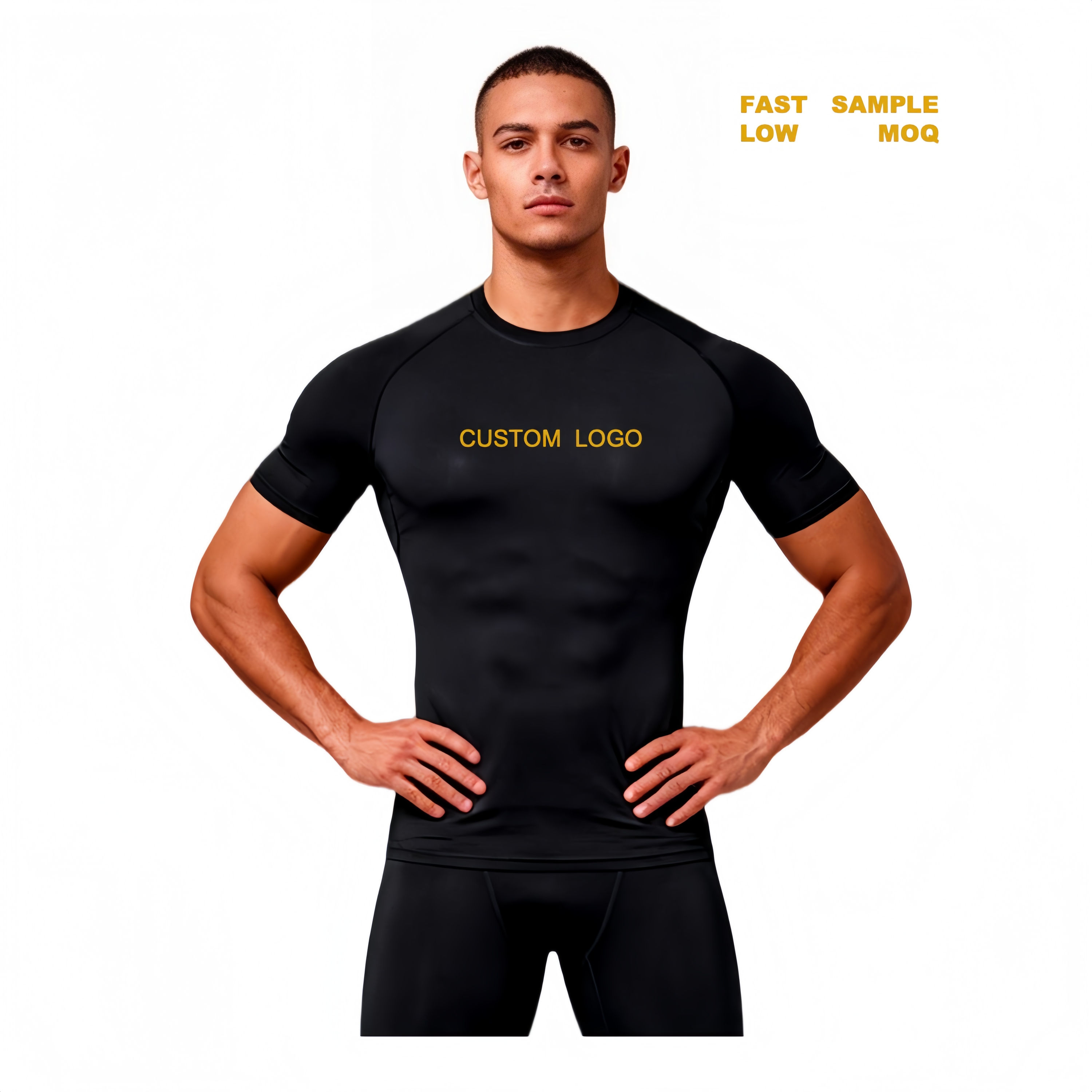 Herren Muscle-Top Bodybuilding Kompressionsshirt