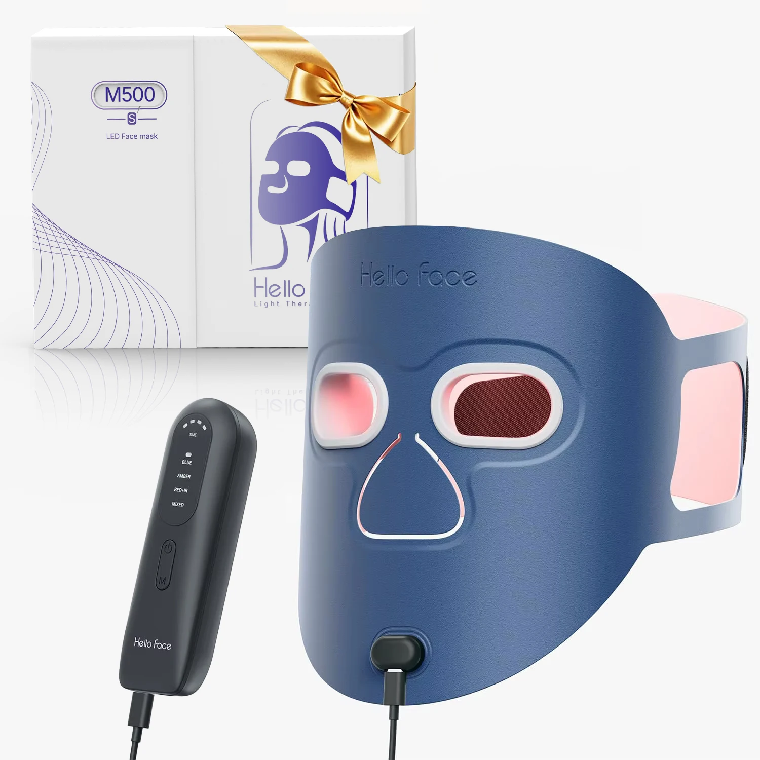 Kabellose Rotlicht-Gesichtsmaske