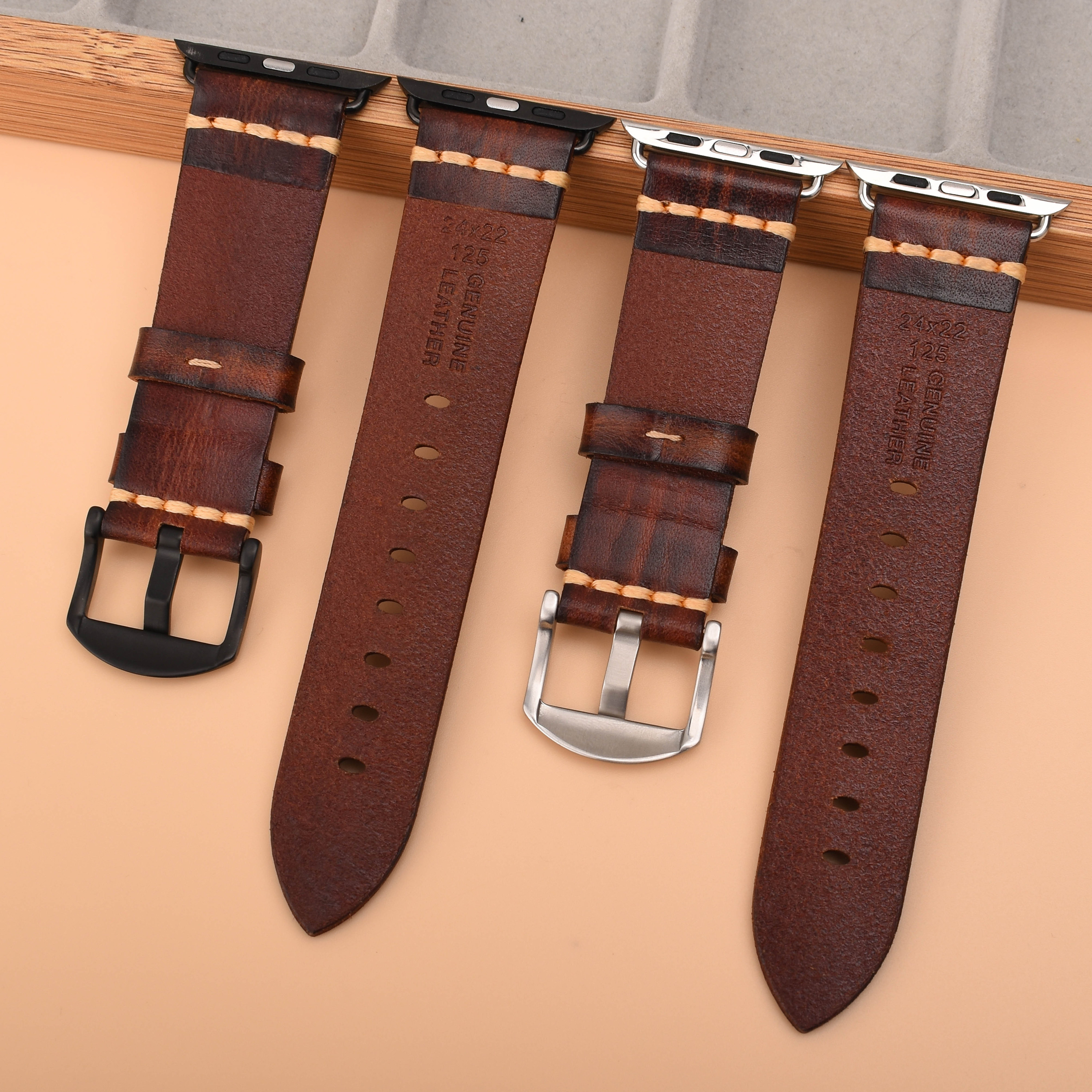 Schlichtes Ersatzarmband aus Echtleder 2