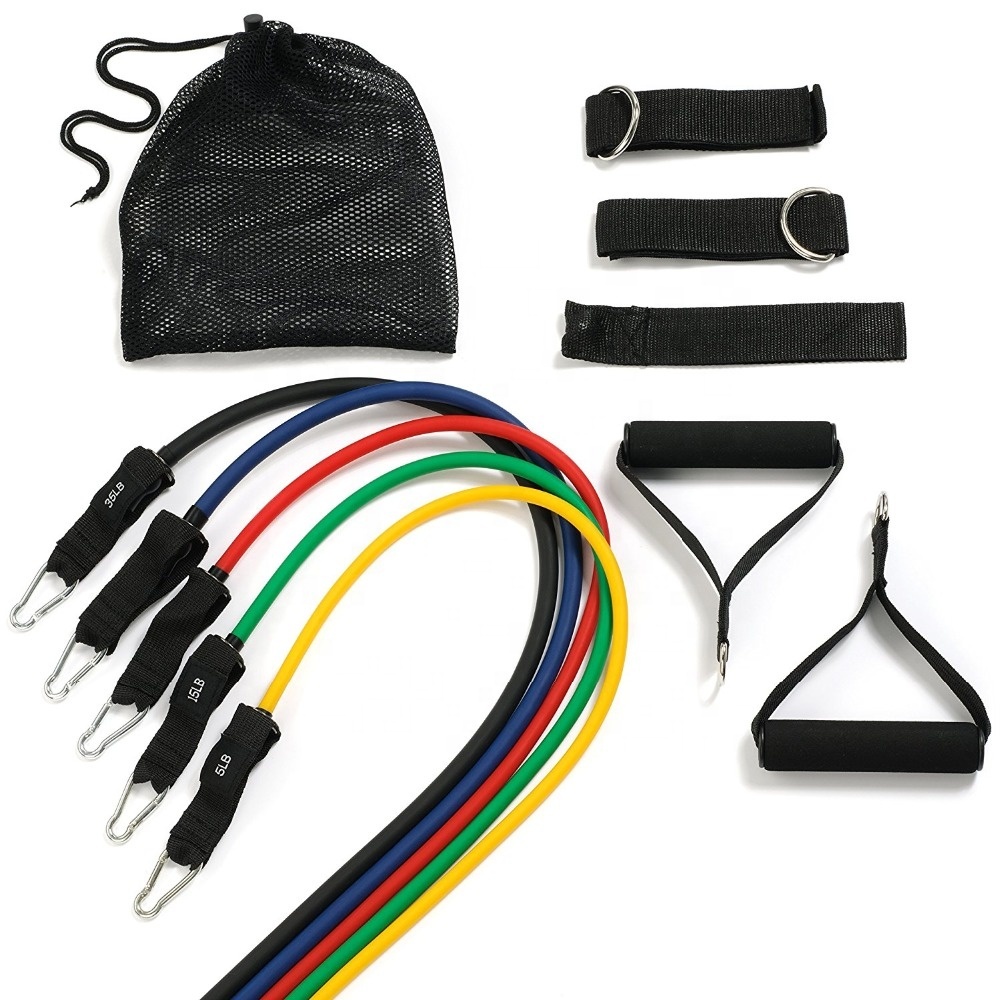 Naturlatex-Widerstandsbänder-Set mit 11 Teilen 2