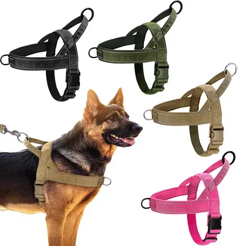Taktisches Anti-Zug-Hundegeschirr aus 1000D-Nylon