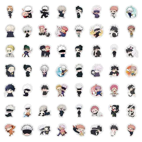 Jujutsu Kaisen Anime-Aufkleber Set