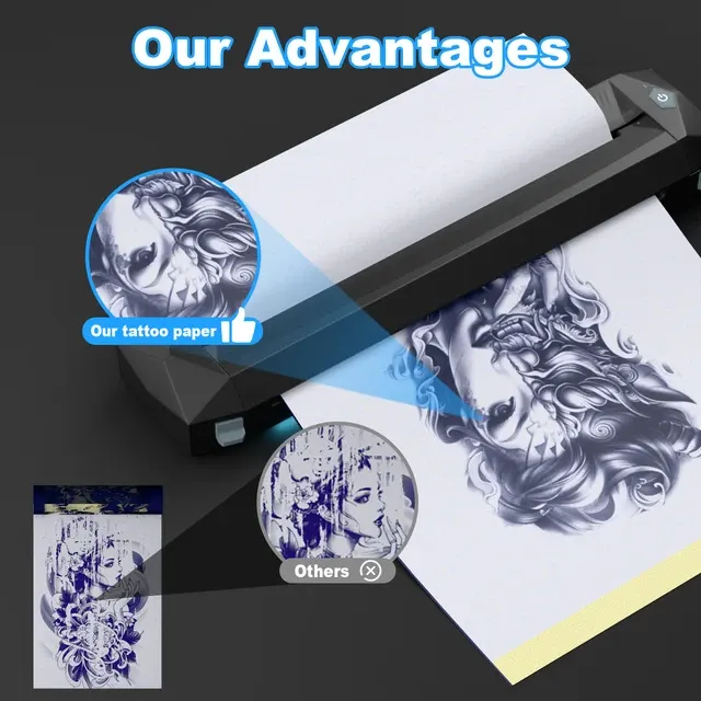 Thermisches Tattoo-Transferpapier DIN A4 2