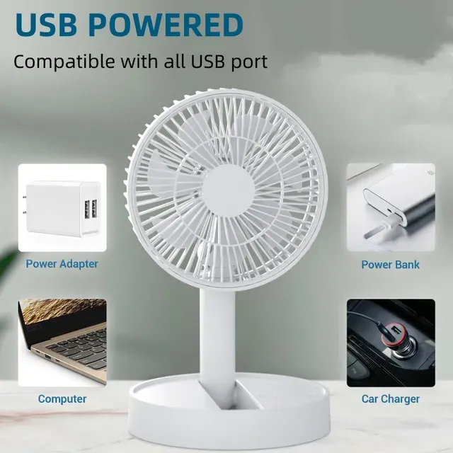 Tragbarer USB-Ventilator mit 8 Zoll Blatt 2