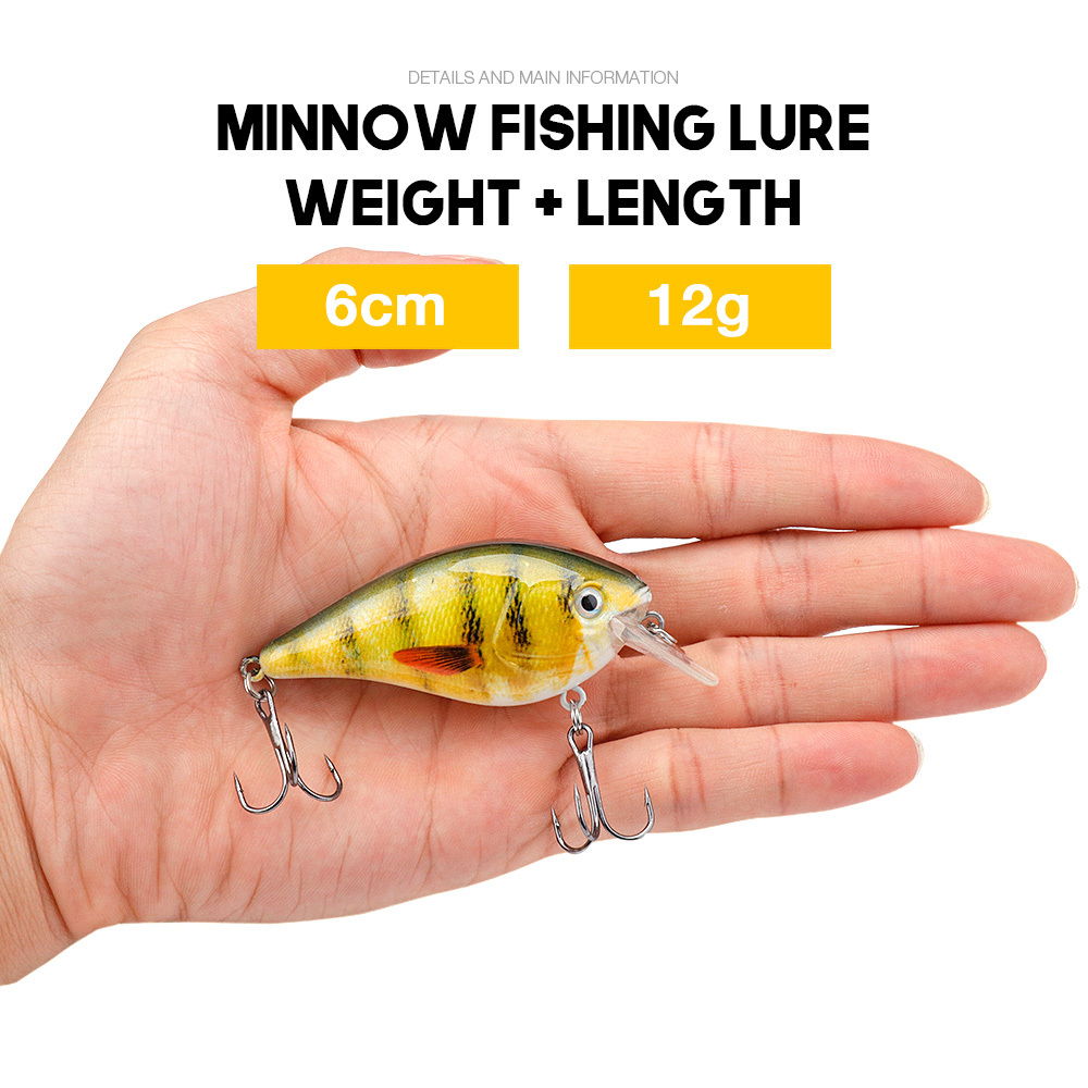 Crankbait-Set 6cm 12g für Barsche 2