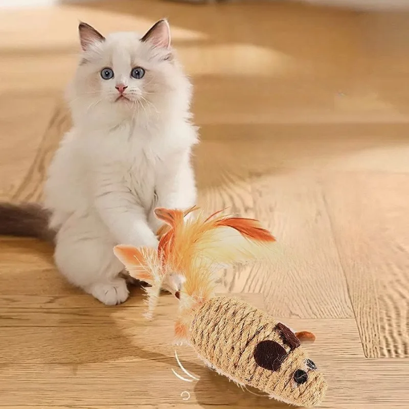 Sisal-Spielmaus für Katzen 3