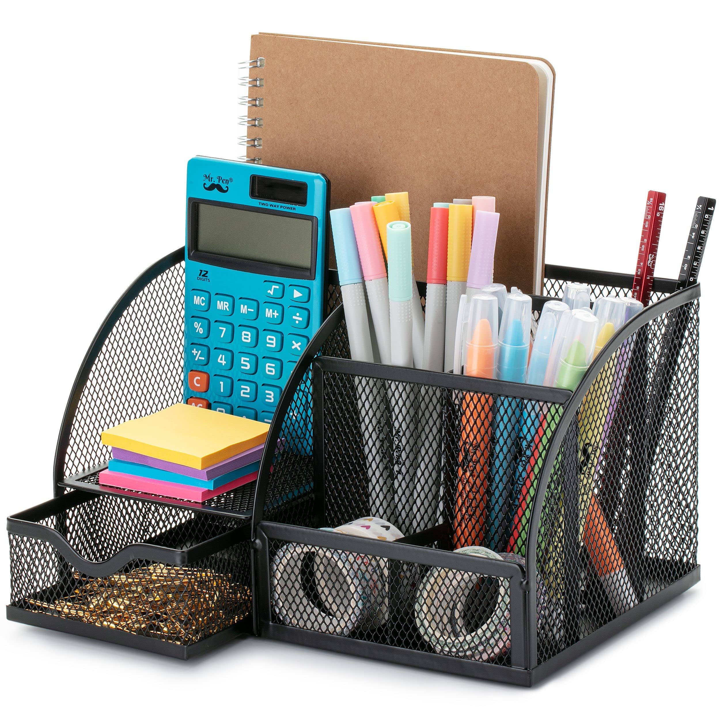 Mesh-Schreibtischorganizer mit 6 Fächern