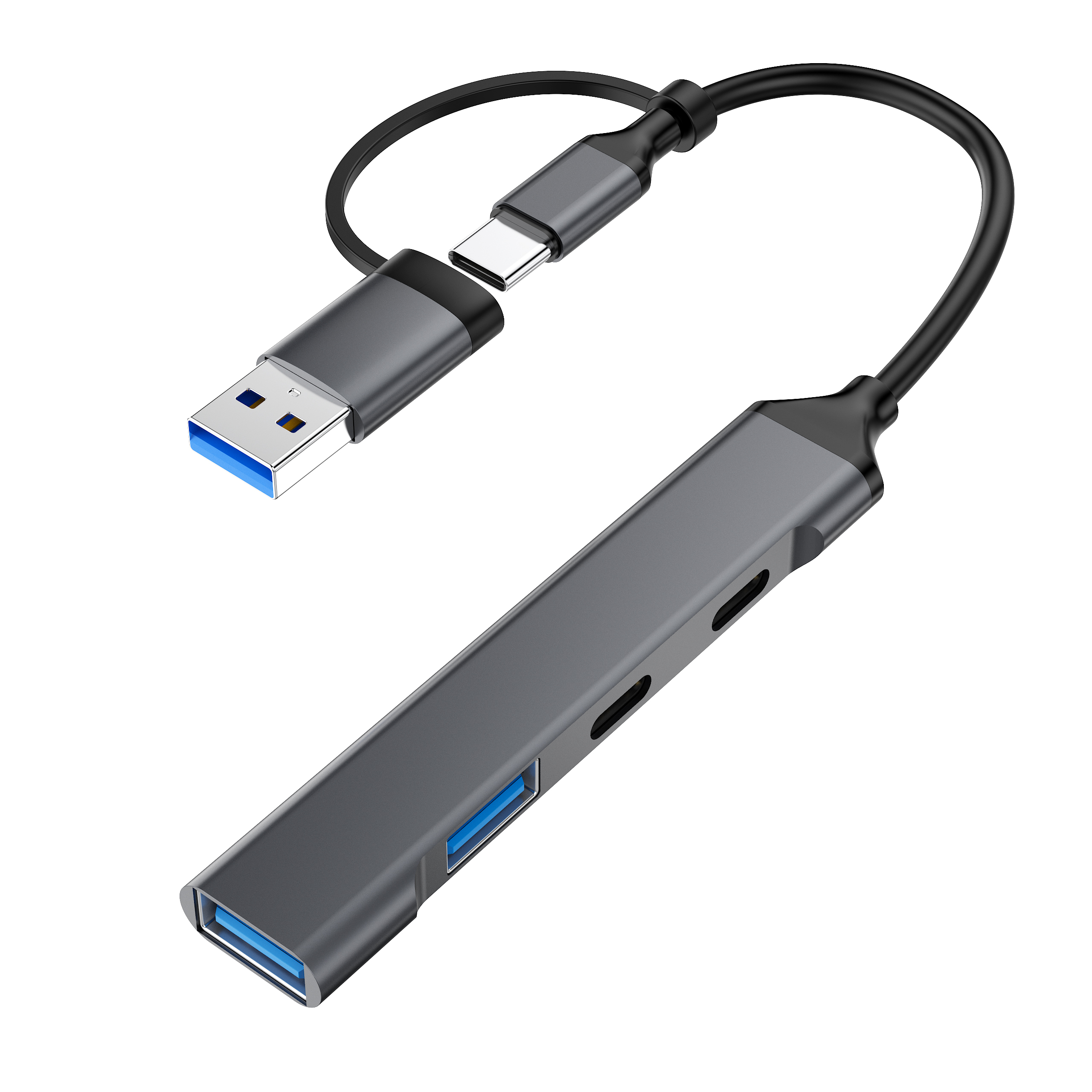 Metall USB-C Hub 4-in-1 Mini Dock