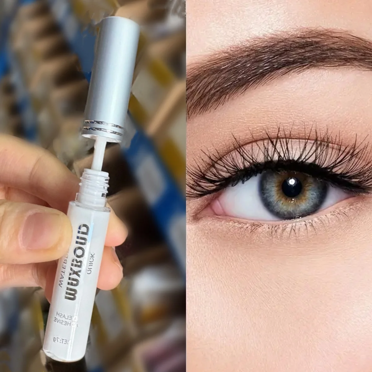 Schnell trocknender Wimpernkleber transparent 4