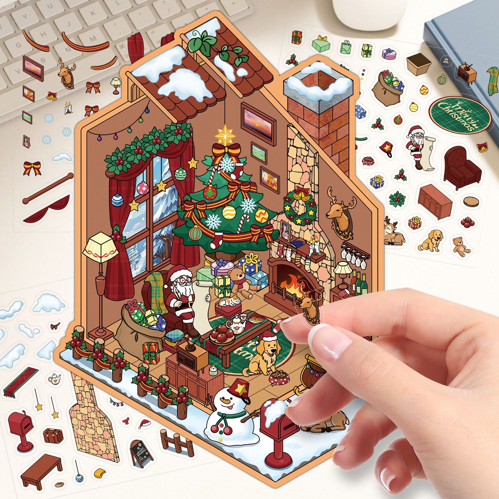 Weihnachts-Wandsticker