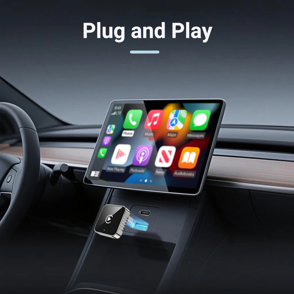 Kabelloser CarPlay-Dongle mit Android Auto 3