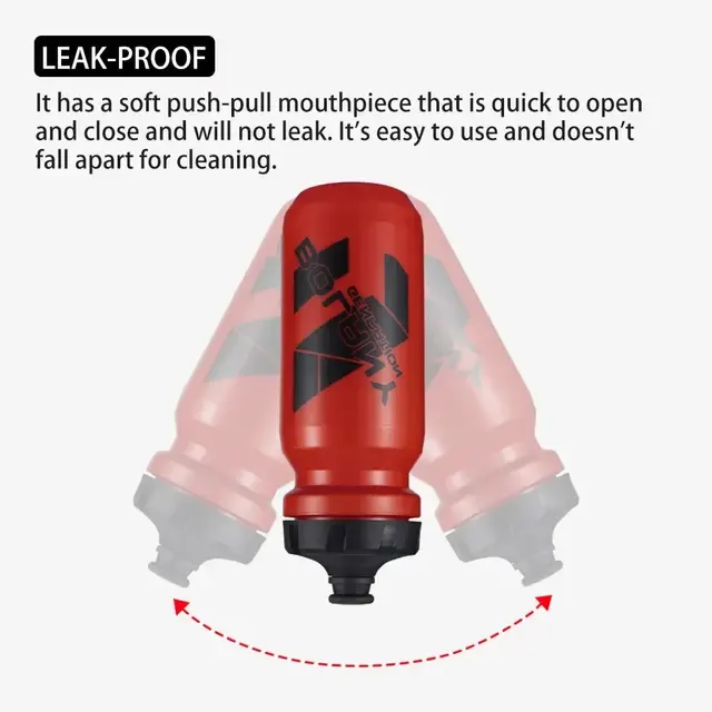 610ml Leichte Outdoor-Fahrrad-Trinkflasche aus PP 4