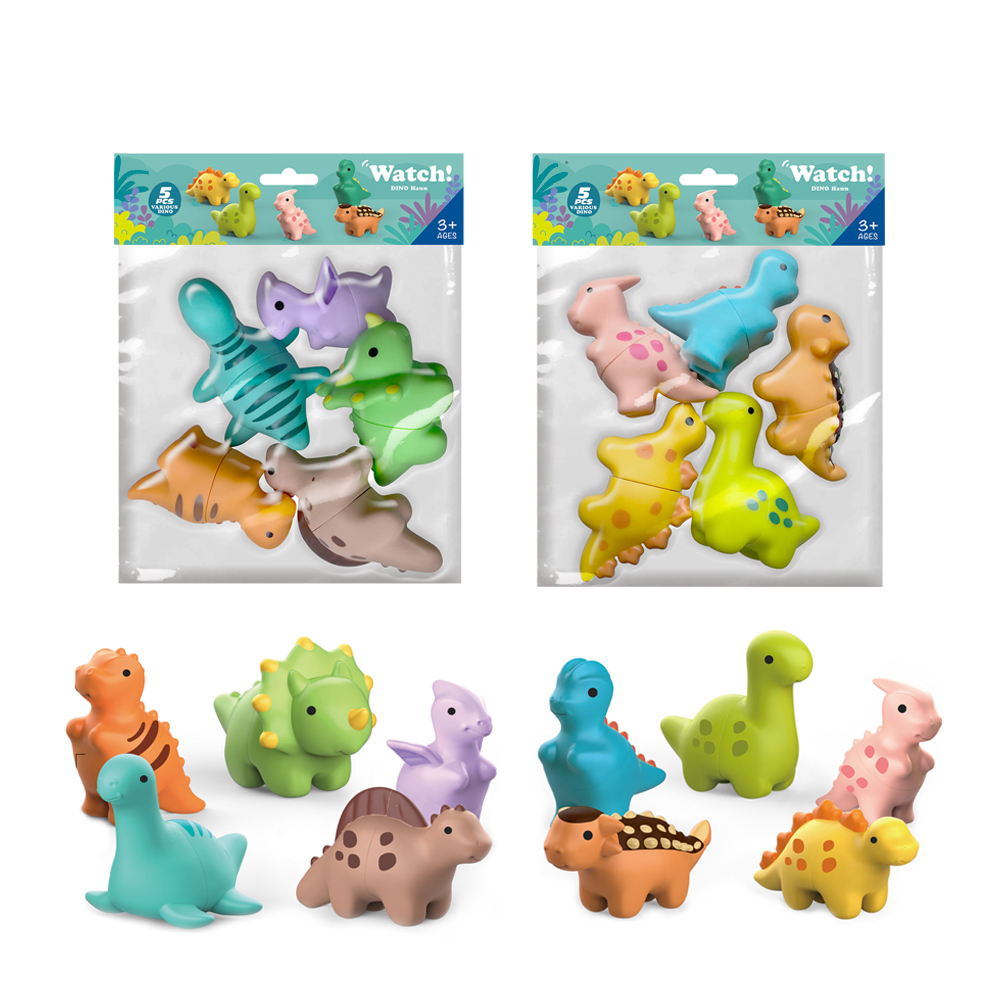 Bauernhof- und Dinosaurier-Badespielzeug-Set 4