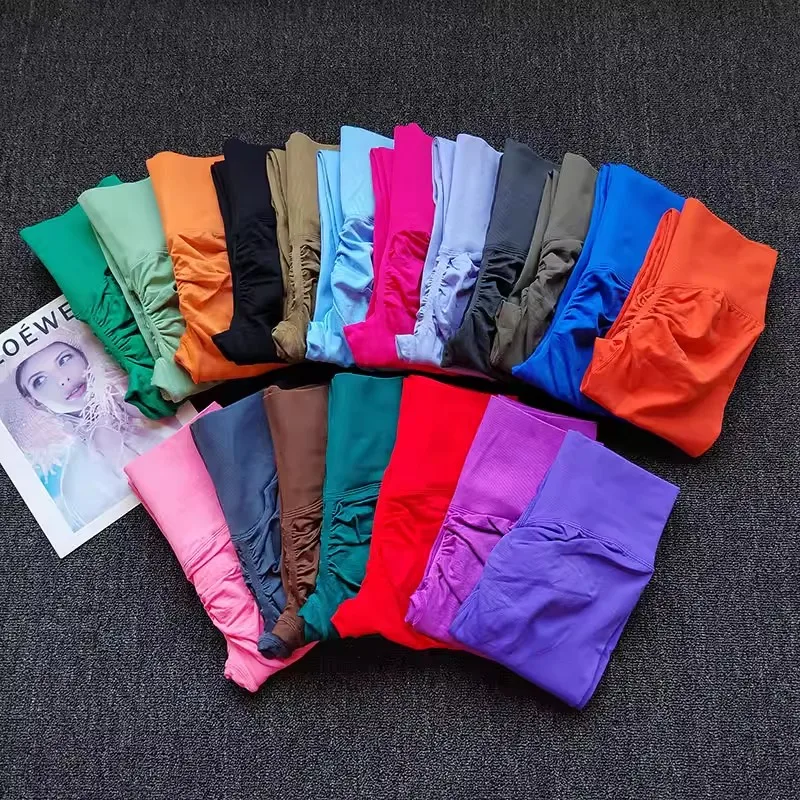 Nahtlose High-Waist Yoga-Leggings 3