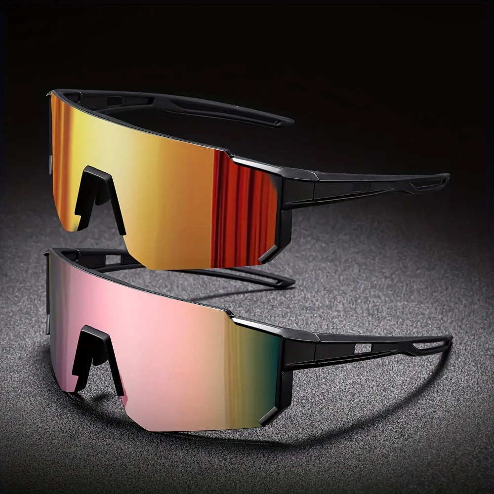 Übergroße Radsportbrille mit Winddichten Gläsern 4
