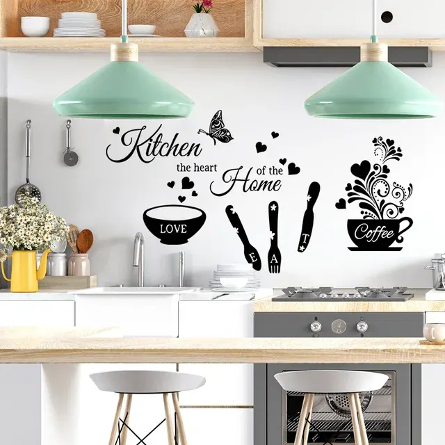 Küchen-Wandaufkleber-Set 4