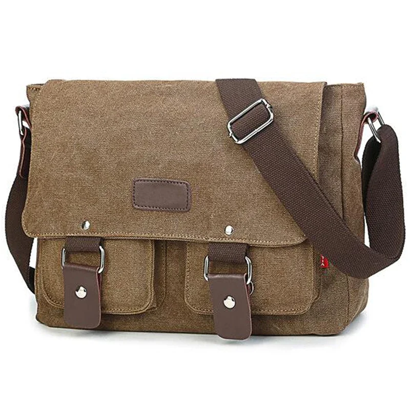 Canvas-Messengertasche