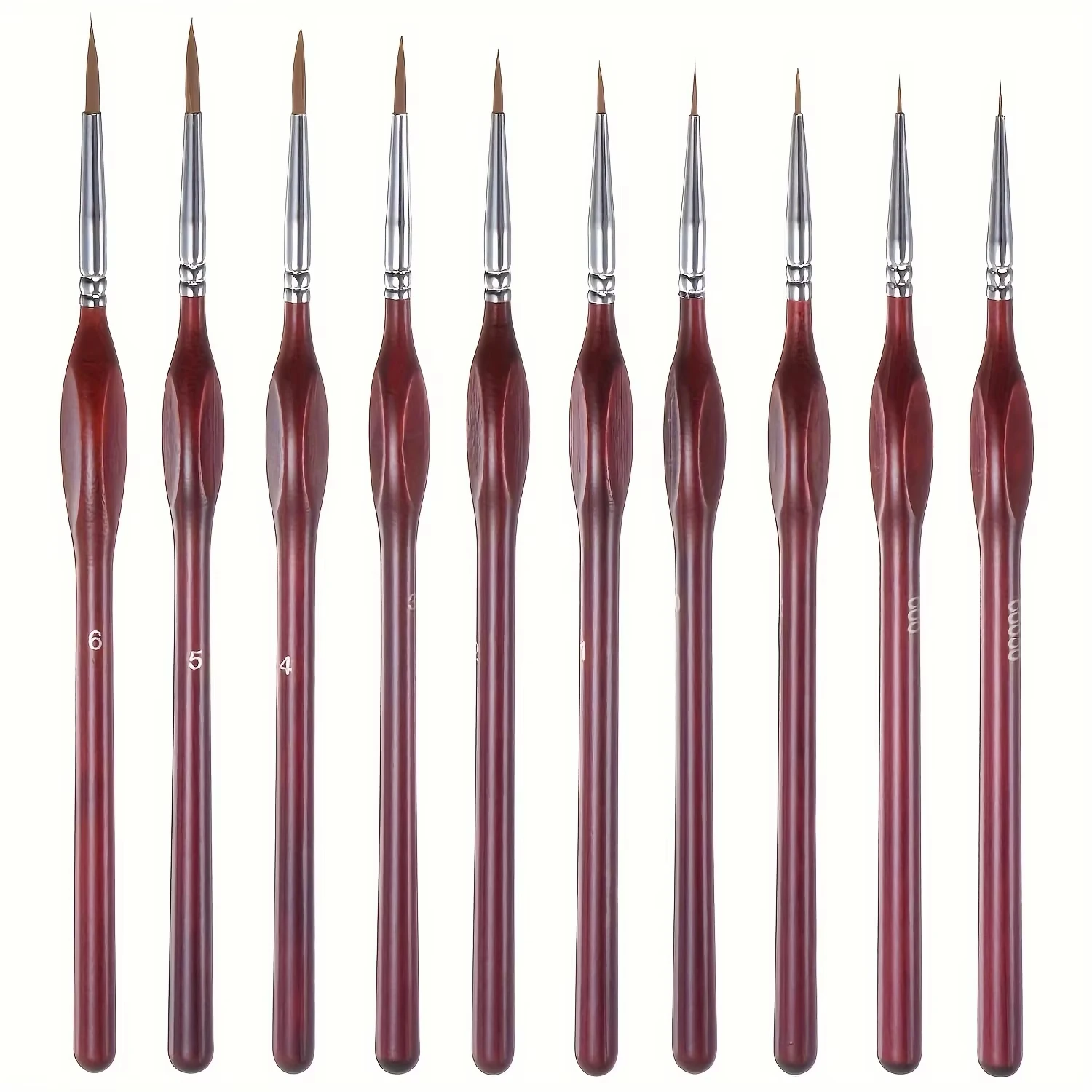 11-teiliges Aquarellpinsel-Set für Feindetails