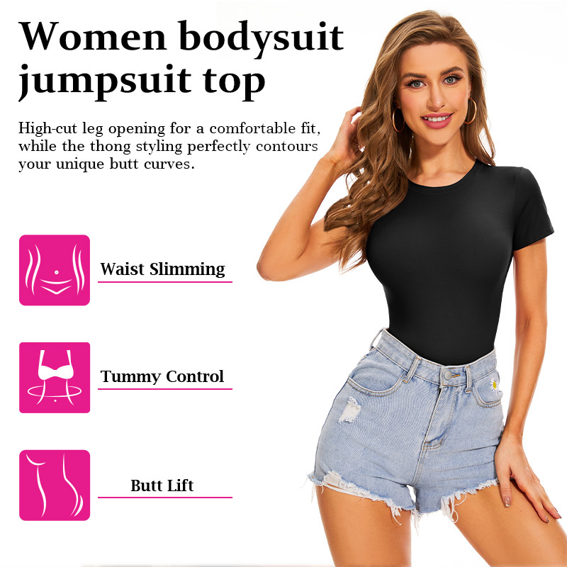 Kurzarm-Bodysuit mit Figurformung 3