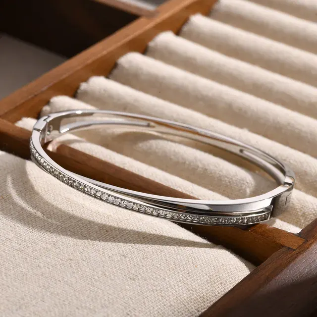Zirkonia-Manschettenarmband 3