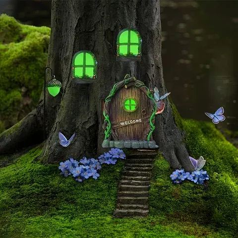 Miniatur-Gartentür