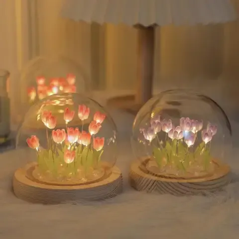 Kunsttulpen-Nachtlampe