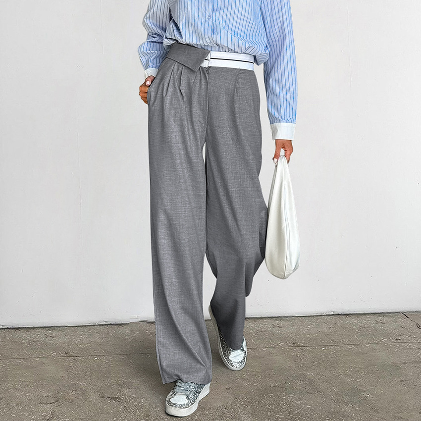 Patchwork-Hose mit hohem Bund