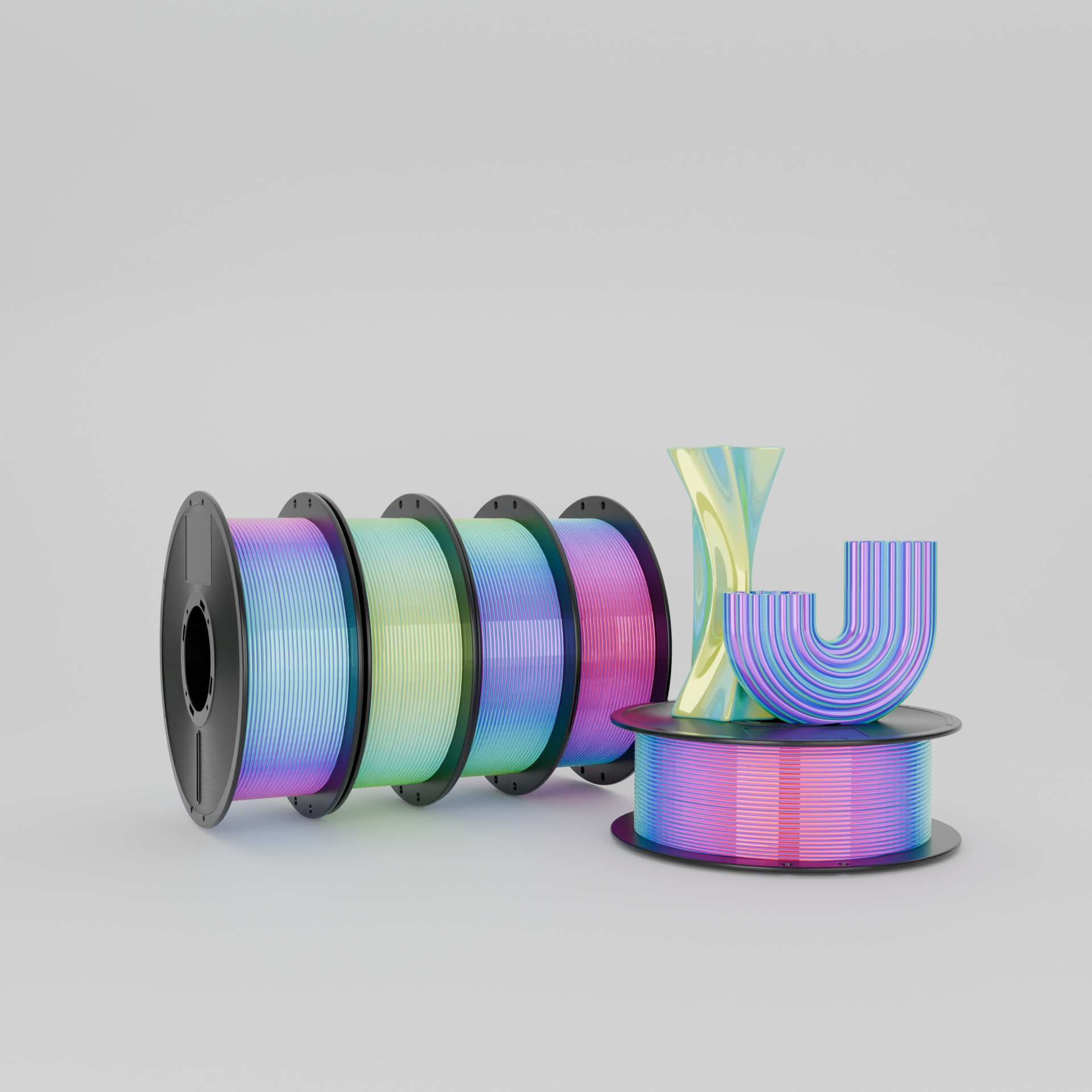Blaues MMLA 3D-Druckfilament 1,75 mm Leuchtreklame 3
