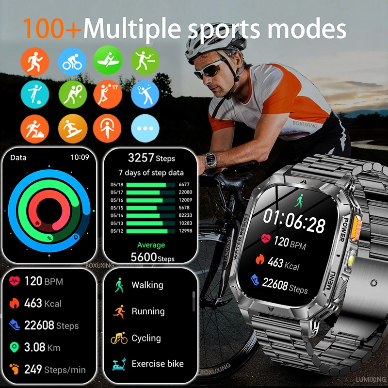 Militär-Smartwatch 4