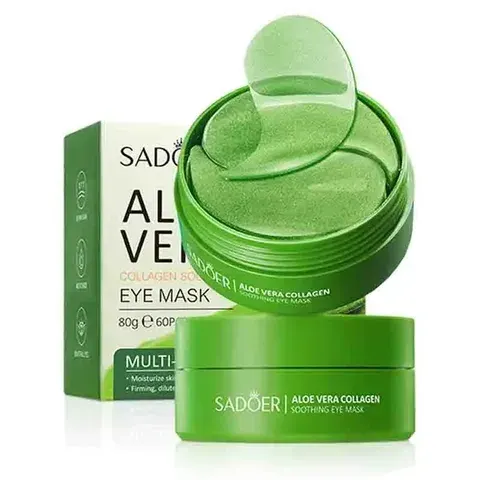 Aloe-Vera-Kollagen-Augenmasken, 60 Stück