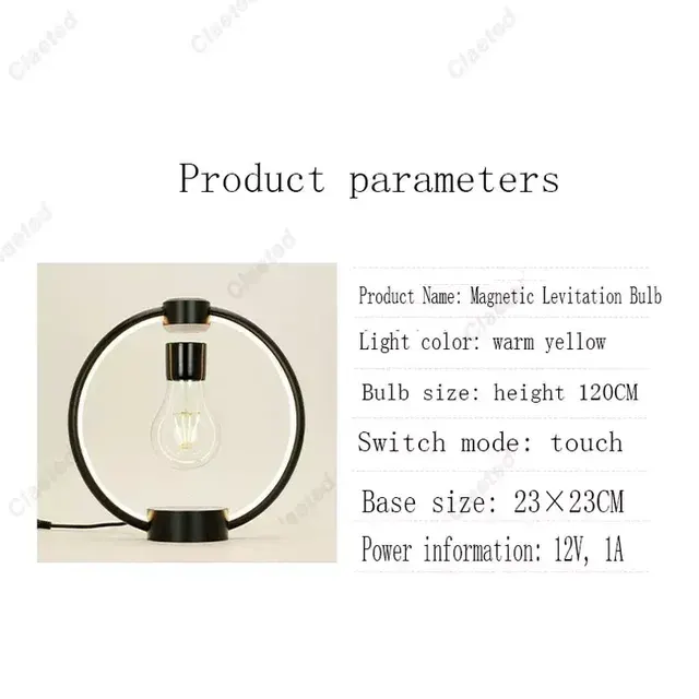 Schwebende Magnet-Schreibtischlampe 2