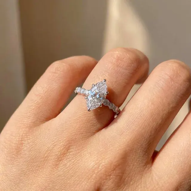 Silberring-Set mit Zirkonia 4