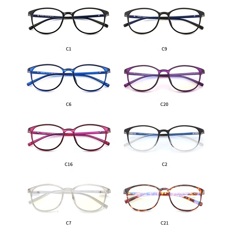 Runde Blaulichtfilter-Brille für Myopie 4